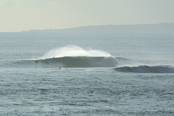 Broadbench: a quality wave in Kimmeridge Bay, described by many as one of Britain’s best