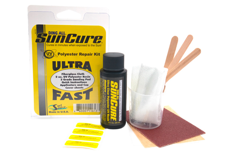 Ding All Sun Cure Polyester Fiberglass Repair Kit Ding All Sun Cure Polyester Fiberglass Repair Kit