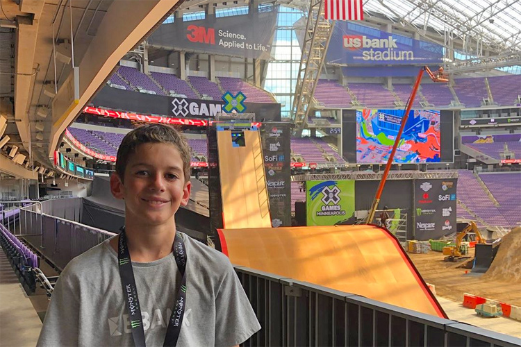 Gui Khury: the Brazilian skateboarder landed a 1080 aged 11 | Photo: Khury Instagram