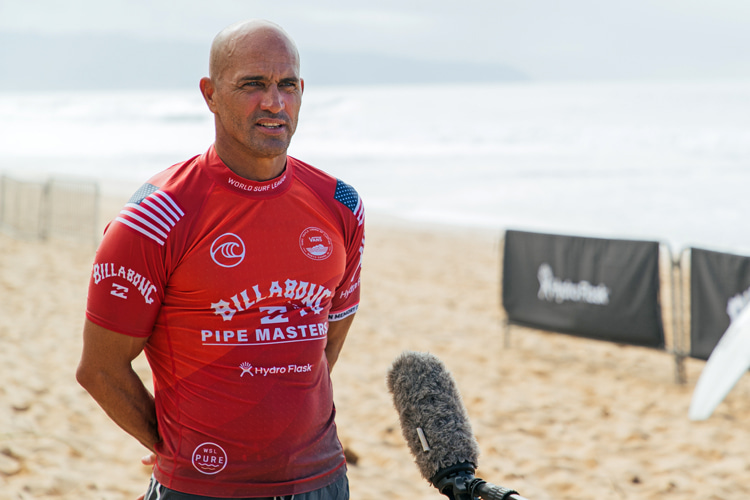 Kelly Slater: the ultimate mind games strategist | Photo: WSL