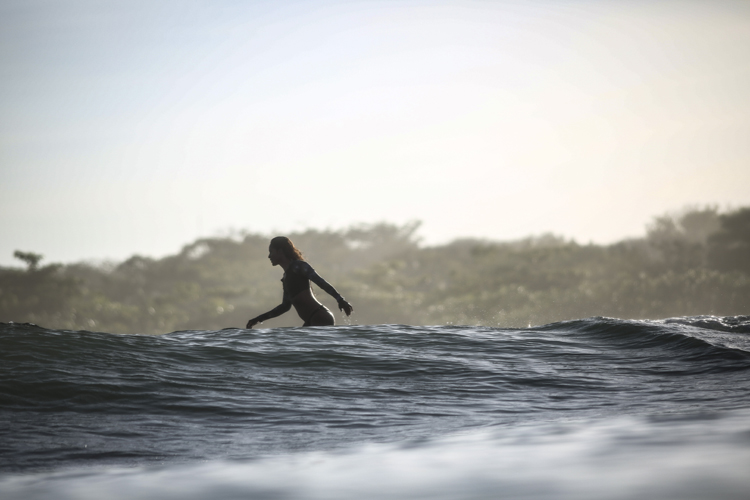 Natrishka Pather: surf from your core instead of your mind | Photo: Nature of Surf Women