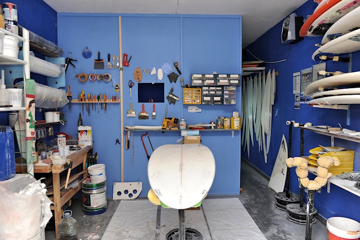 Shaping room: where surfboard magic happens | Photo: Oficina do Ceguinho